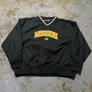 Vintage Missouri Tigers Pro Player Windbreaker Pullover 2XL